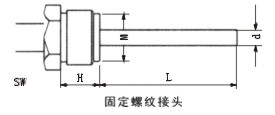 WSS系列双金属温度计安装固定形式（3）