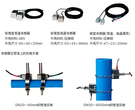 超声波流量计安装示意图